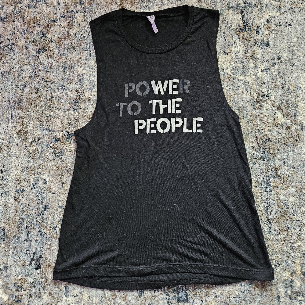 Power to the people (we the people) tank top
